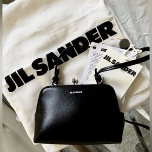 Jil Sander Black Mini Top-Handle Bag